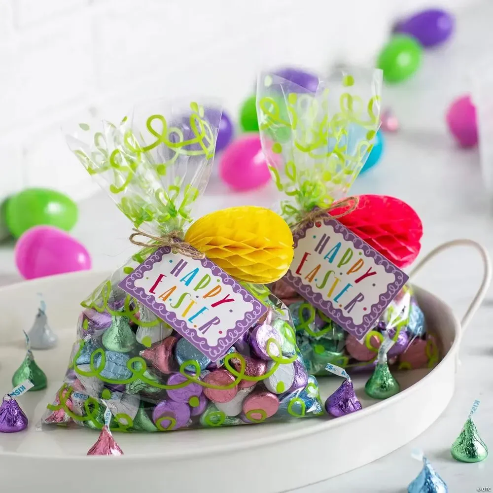 Easter Treat Cellophane Bag Kit - 12 Pc.